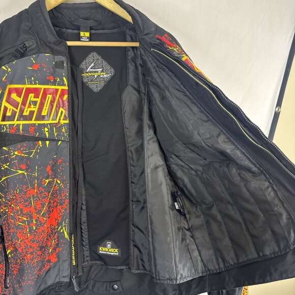 Scorpion EXO Departed JKT Motorcycle Jacket Men’s L Water Resistant Liner - Picture 10 of 14
